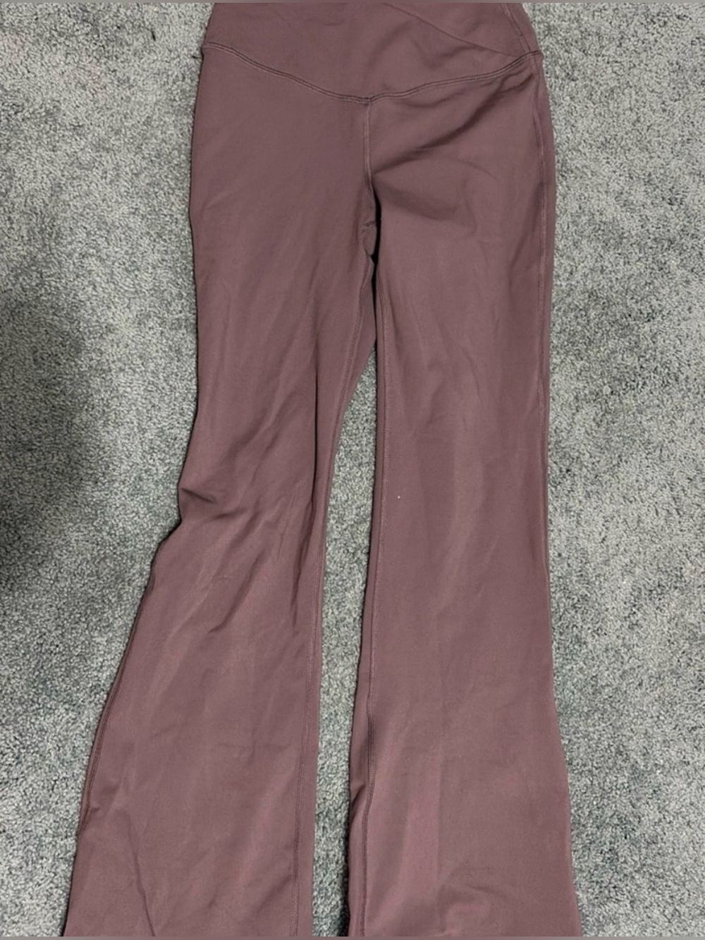 90 Degree Mauve Boot-Cut Flare Pants High Waisted